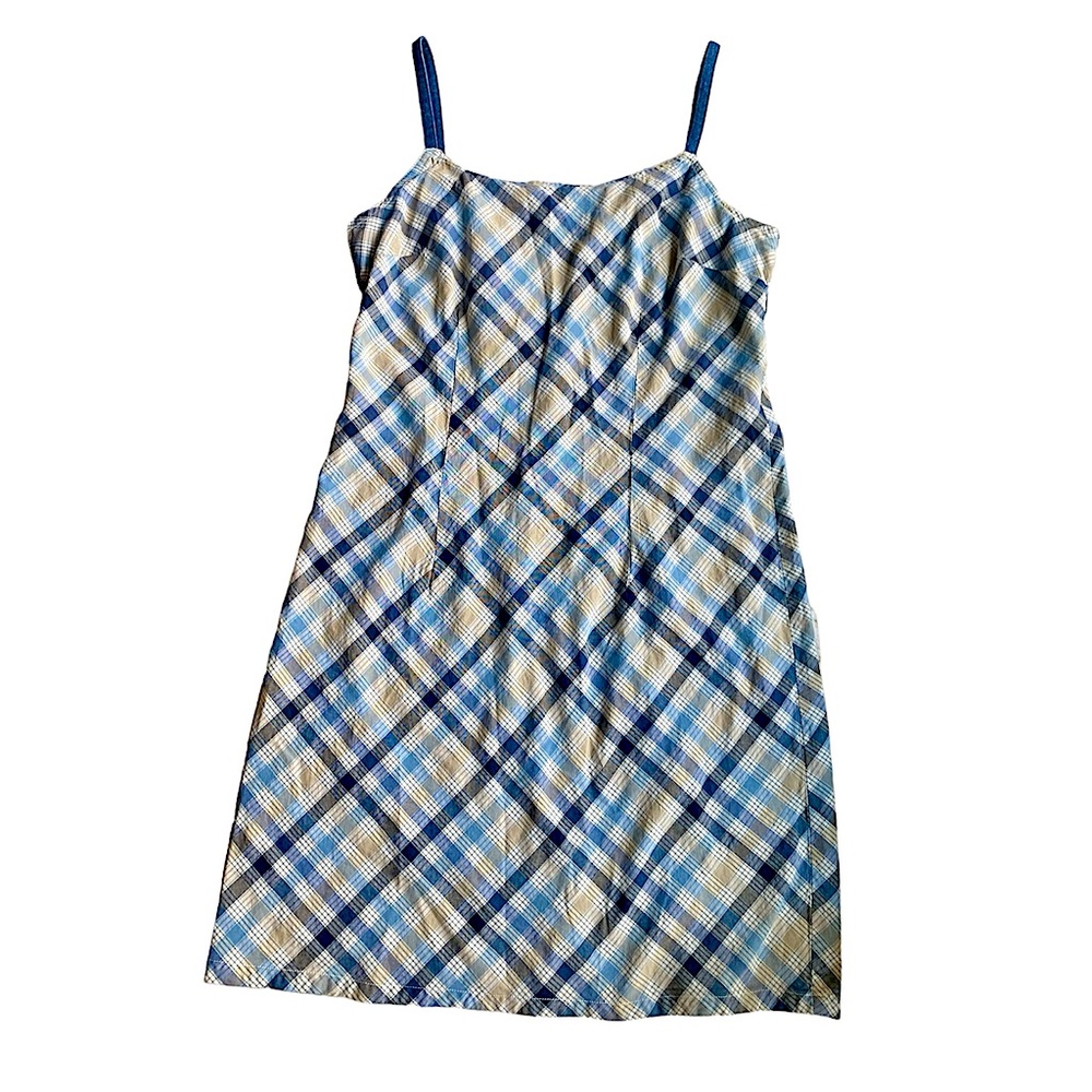 Vintage 90s Plaid Mini Dress